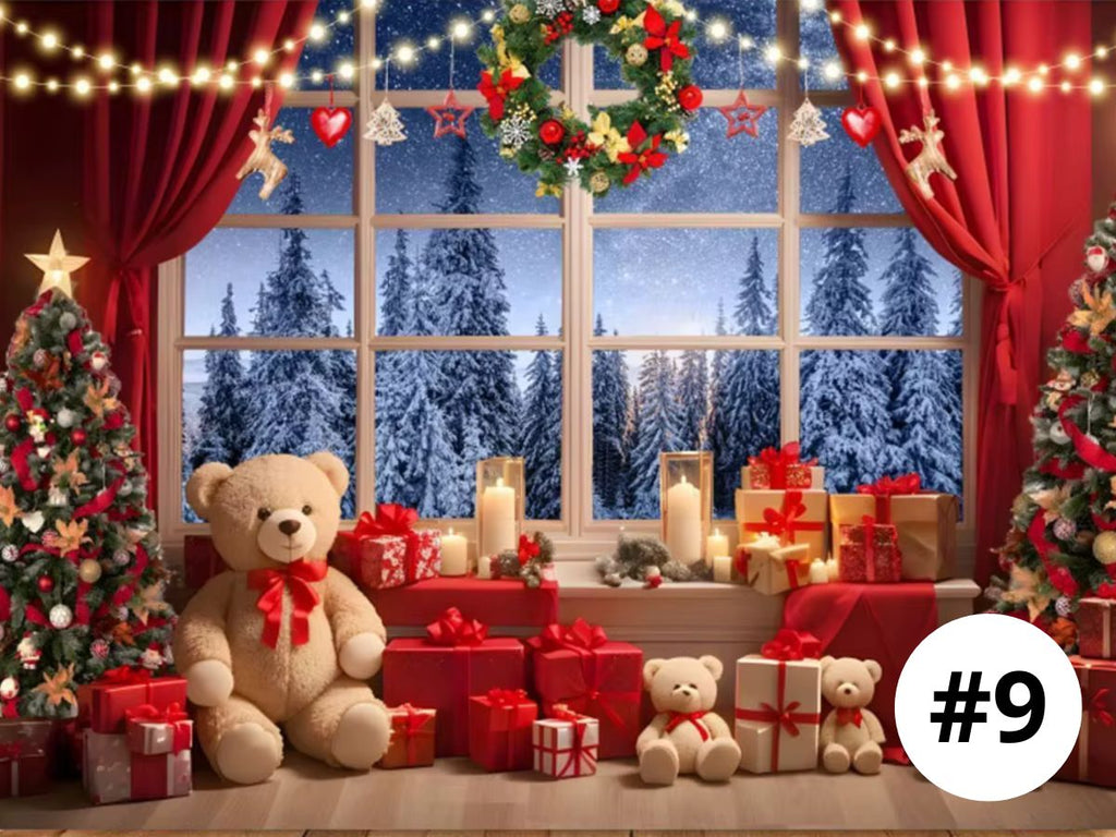 TELÓN PARA PARED NAVIDEÑO + LUCES DE REGALO | ENVÍO GRATIS