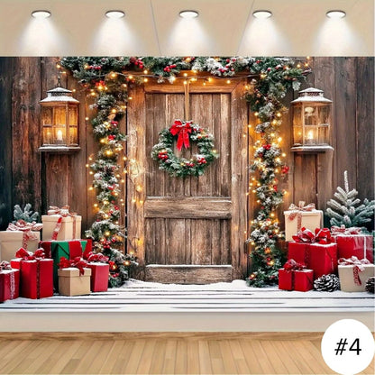 TELÓN PARA PARED NAVIDEÑO + LUCES DE REGALO | ENVÍO GRATIS