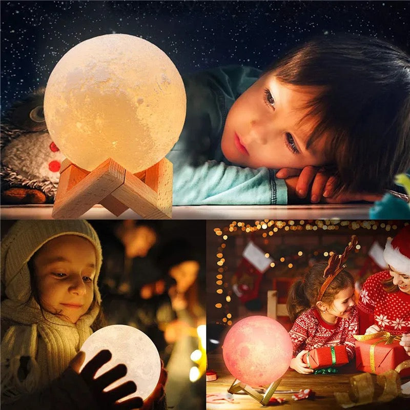 LAMPARA LUNA 3D | ENVÍO GRATIS